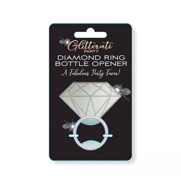 🦋B2G1🦋GLITTERATI Diamond Bottle Opener Gag Gift Bachelorette Party - Picture 1 of 2